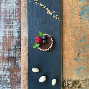 Mini tartelette - čokoládová ganache (40 ks)